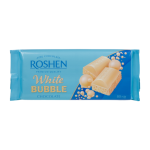 Čokoláda Roshen bubly bílá 80g
