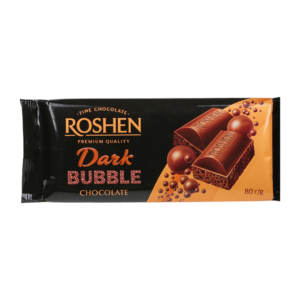 Čokoláda Roshen bubly hořká 80g