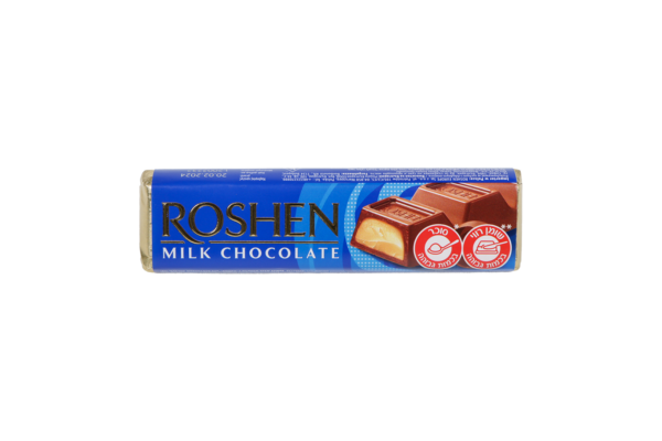 čokoládová tyčinka roshen mléčná brulle Ervita 1