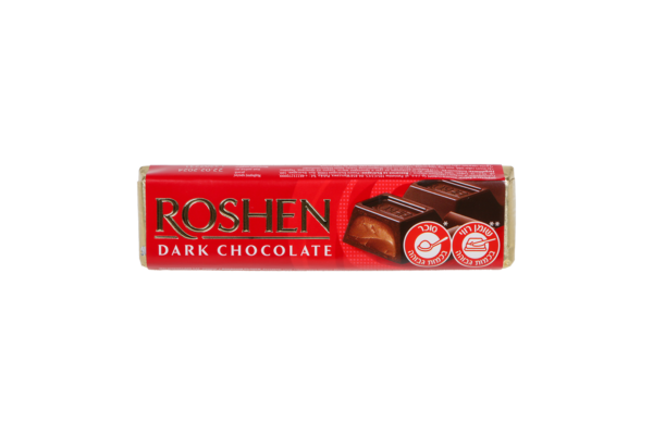 čokoládová tyčinka roshen tmavá Ervita 1
