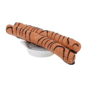 Kukuřičné tyčinky toffi poleva