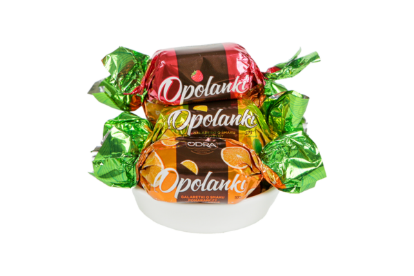 ovocné želé v čokoládě opolanki Ervita 1
